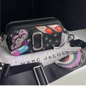 Marc Jacobs X Julie Verhoeven Leather Python Snake Snapshot Camera Bag